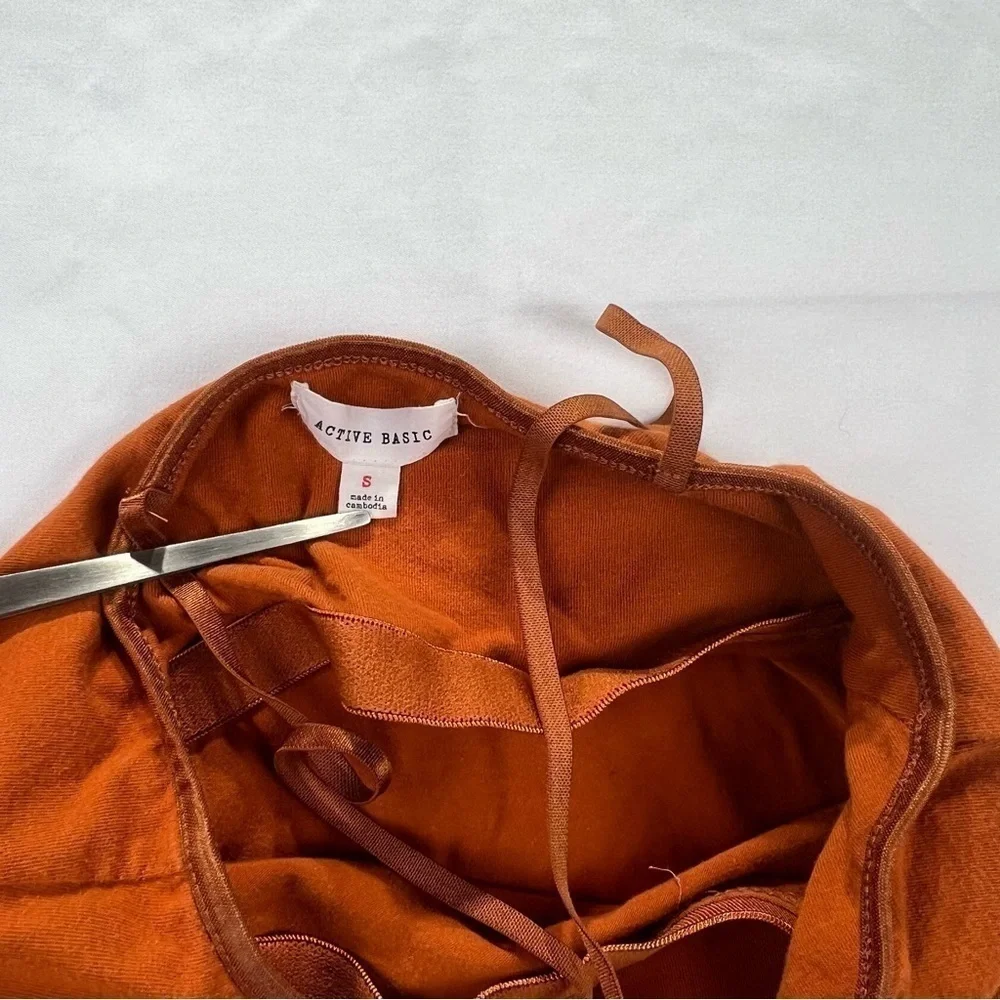 Active Basic - Women’s Spaghetti Strap Top - Small - Burnt Orange